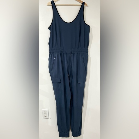 Athleta Unbound Jumpsuit in Iron Blue L - Picture 4 of 8